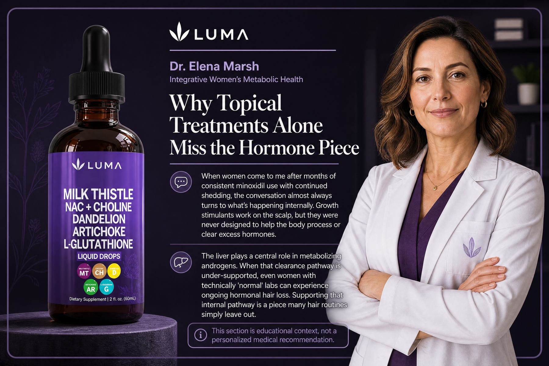 Why Topical Treatments Alone Miss the Hormone Piece